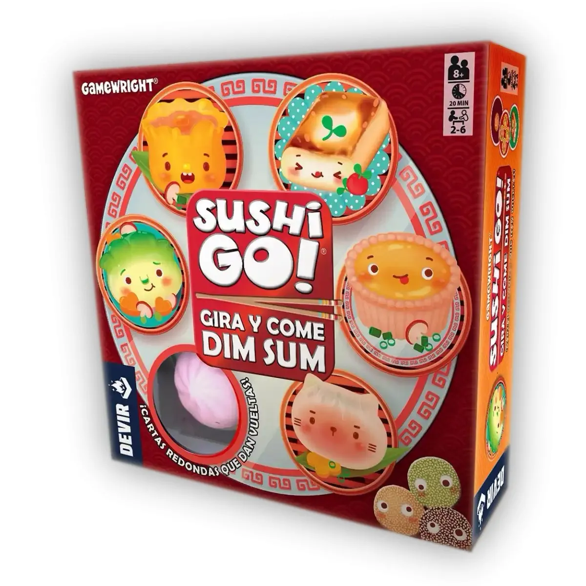 Sushi Go Gira y Come Dim Sum