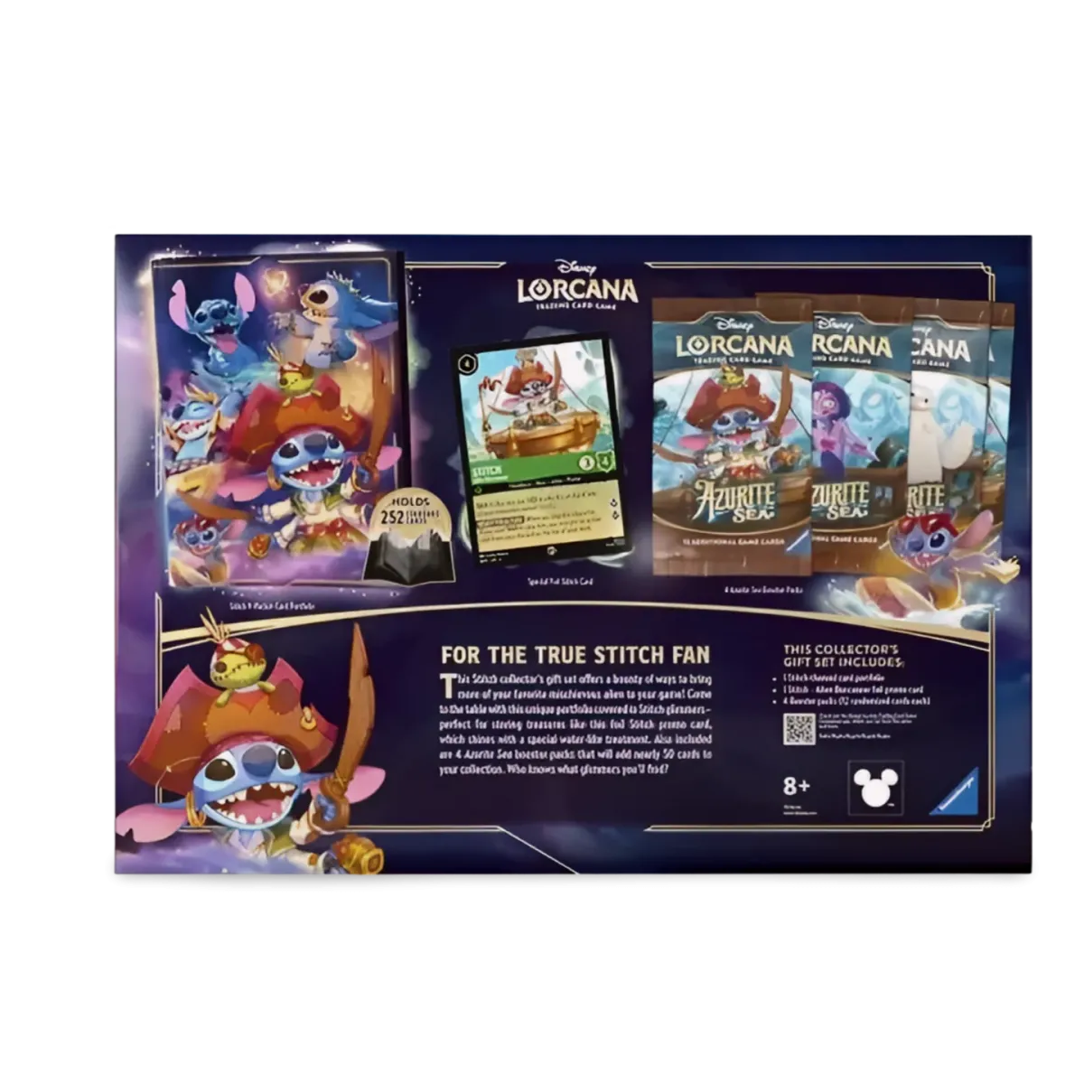 Disney Lorcana: Gift Set Stitch Collector's Azurite Sea Inglés