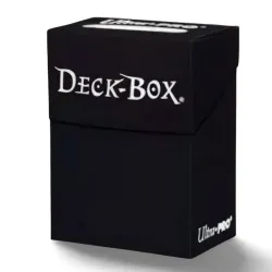 Caja de mazo Deck Box Solid Negro Ultra Pro