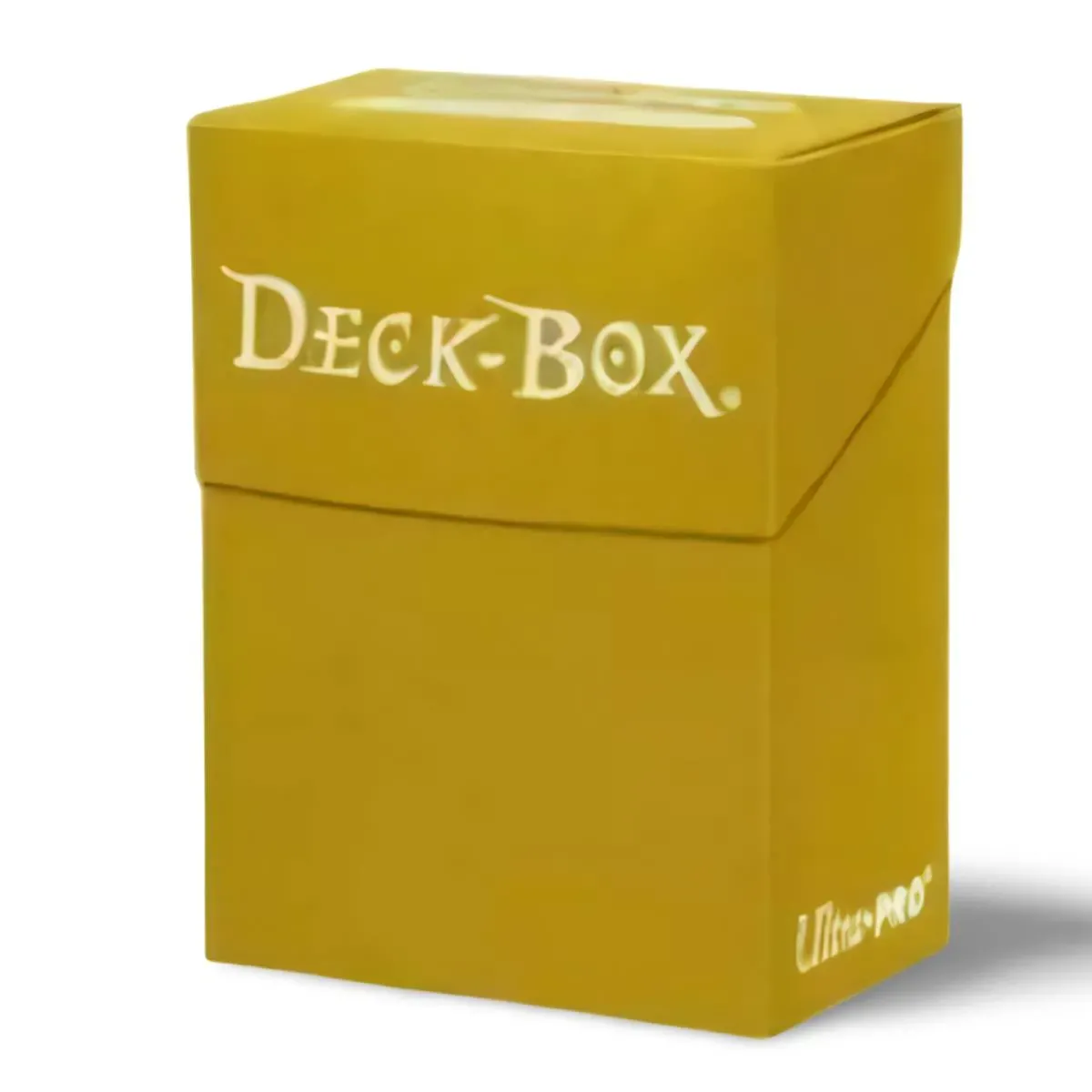Caja de mazo Deck Box Solid Amarillo Ultra Pro