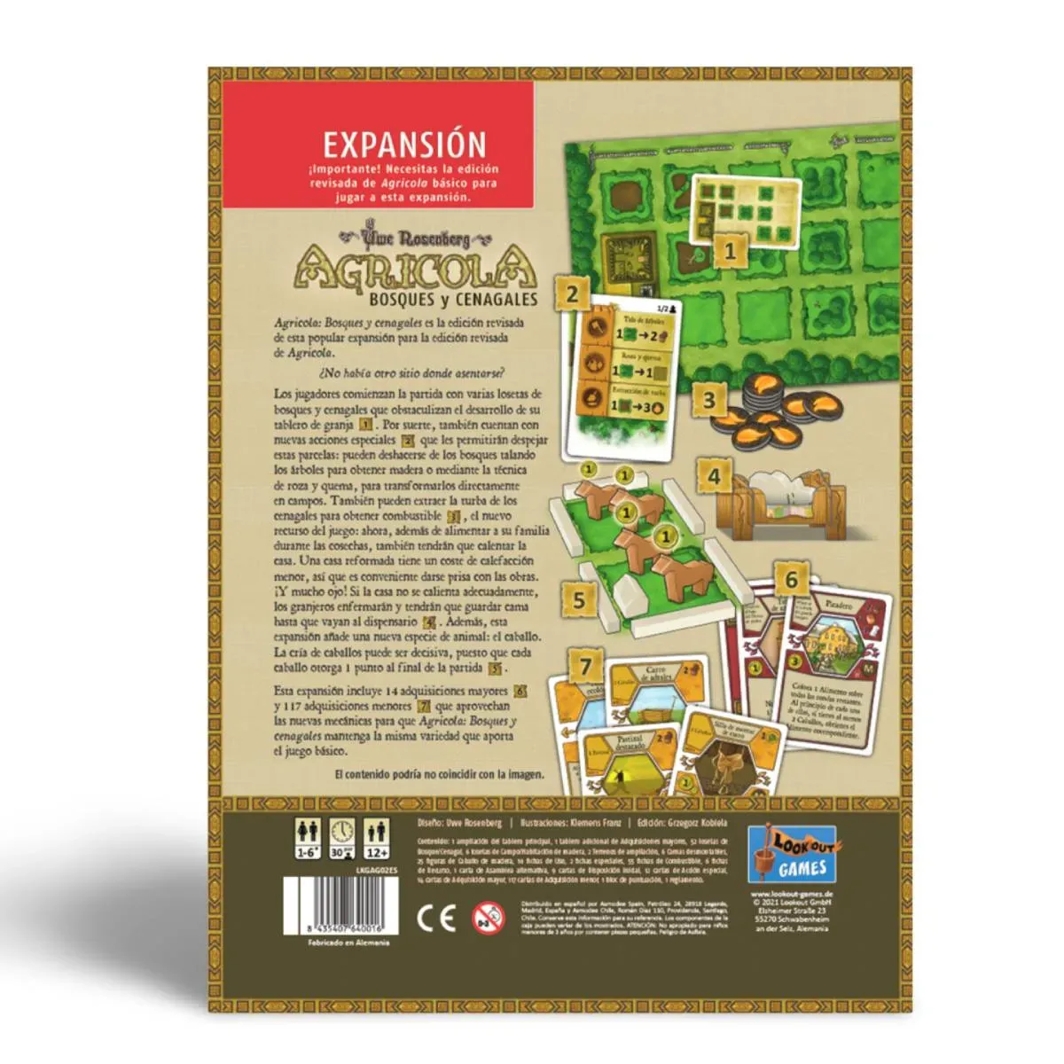 Agrícola: Bosques y Cenagales