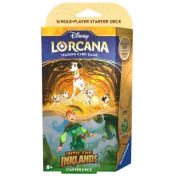 Disney Lorcana: Into the Inklands - Mazo de inicio -Amber/Emerald (Inglés)