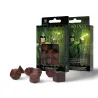 Elvish Black & Red Dice Set