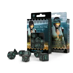 Galactic Black & Blue Dice Set
