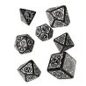 Steampunk Clockwork Black & White Dice Set