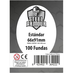 100 Fundas tamaño estándard (66x91mm)