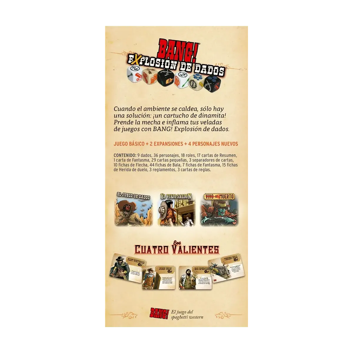 Bang! Explosión de dados